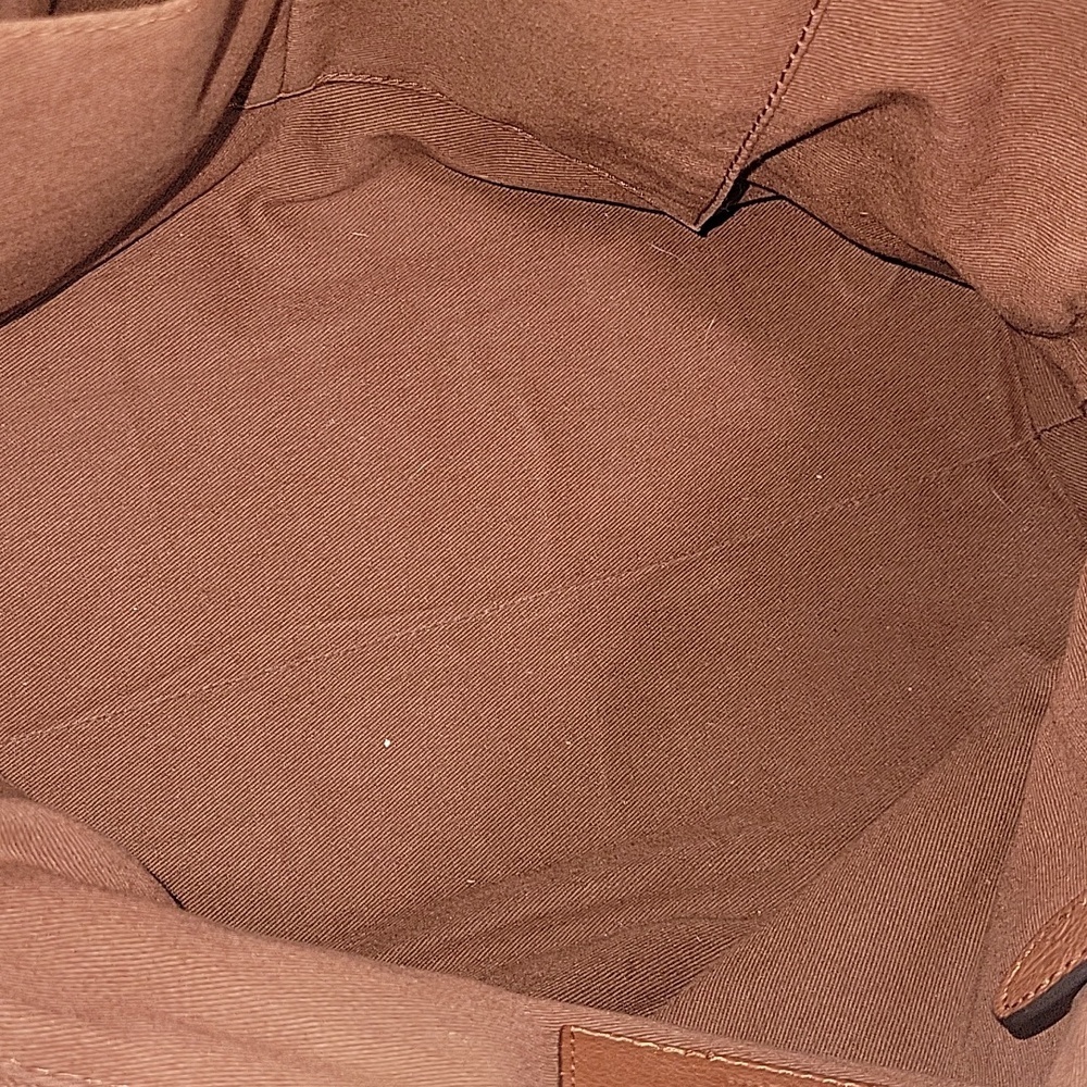 Frye Brown Leather Top-Handle Satchel Handbag - Picture 12 of 15